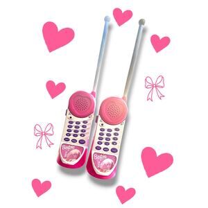 Vintage Barbie for Girls Walkie Talkies – Pair